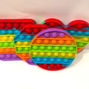 Multicolored heart, square, octagon, and circle value pack